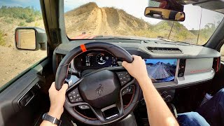 2022 Ford Bronco Raptor  POV Offroad Driving Impressions [upl. by Yasmar]