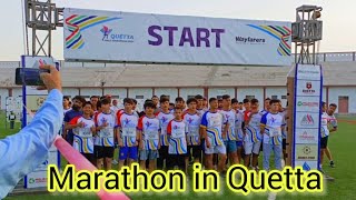 Half marathon in Quetta 2024 organized by Wayfarers [upl. by Erida]