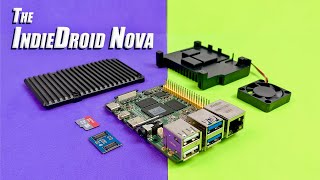 Yeah Its WAY Faster than a Raspberry Pi IndieDroid Nova First look [upl. by Annoyek]