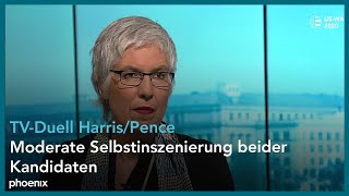 Analyse des TVDuells zwischen Mike Pence und Kamala Harris am 081020 [upl. by Barra]