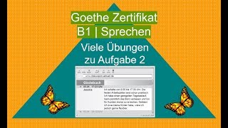 Goethe Zertifikat B1 Schreiben  Aufgabe 2 [upl. by Lumbye]