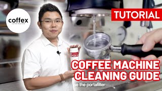 How to Clean SemiAuto amp Automatic Coffee Machine Cafiza [upl. by Yenaffit]