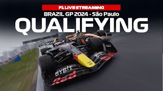 LIVE F1 Data Brazil GP 2024 Interlagos São Paulo Qualifying  Formula 1 Commentary [upl. by Ecinue508]