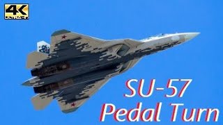 🔵 SU57 PERFECT PEDAL TURN AT MAKS [upl. by Nesyrb]