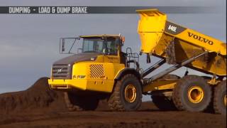 Volvo Dump Truck  Dumping [upl. by Kinghorn]