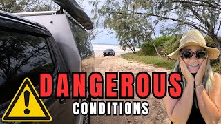 NEVER SEEN it like this before  Inskip Point Rainbow Beach [upl. by Dieterich368]