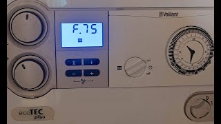 How to fix Vaillant boiler F75 Fault [upl. by Zachary]