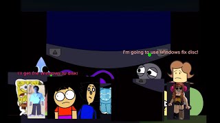 Windows 11 kill screen but everyone want to see that Ft everyone [upl. by Nauj88]