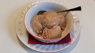 Creamy almond ice cream with brown sugar and no milk [upl. by Perni]