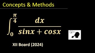 integrate 0 to pi4 1sinxcosx dx [upl. by Gusty250]