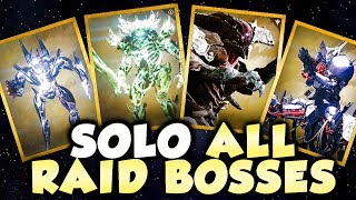 Soloing Every Destiny Raid Boss BackToBack Without Wiping Once Oryx Aksis Atheon Crota [upl. by Eniaral819]