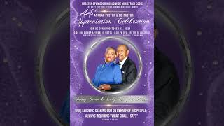 44th Annual Pastor amp CoPastor Appreciation Celebration [upl. by Eiramacissej]