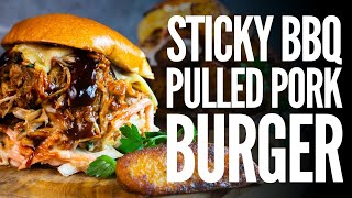 The best BBQ Pulled pork burger you will ever make [upl. by Artenek]