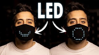 CUBREBOCAS pero INTELIGENTE CON LEDS Lady Gaga LTA  hacer Mascarilla led [upl. by Pytlik722]