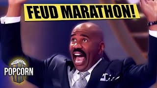 OUTRAGEOUS Family Feud Moments Marathon [upl. by Anaujat]