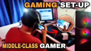 Gaming Setup of A Middle Class Gamer  middle class gaming Setup BGMI  best budget gaming setup [upl. by Maxia]