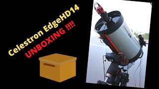 Celestron Edge HD 1400 Unboxing and Setup [upl. by Almeeta705]