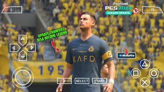 eFootball PES PPSSPP 2024 Android Camera PS5 Best Graphics amp Full Update [upl. by Kcirddet]