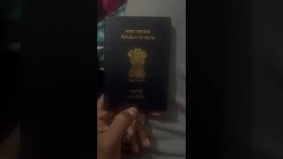 Indian passport 🫡ytshort tranding indianpassport bgm [upl. by Bywoods]