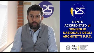 SIAMO DIVENTATI ENTE ACCREDITATO PER GLI ARCHITETTI [upl. by Anerres]