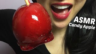 ASMR Candy Apple EATING SOUNDS  SASASMR [upl. by Ellinger]