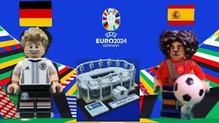 Lego EURO 2024 Germany 🇩🇪 vs Spain 🇪🇸 [upl. by Olney]