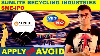 Sunlite recycling industries ipo [upl. by Roswell444]