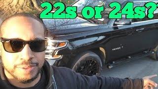 New 2019 Chevy Tahoe Are 22s Big Enough [upl. by Ajed]