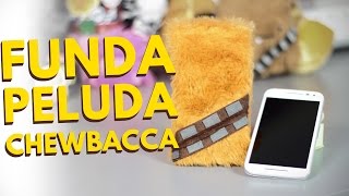 Manualidades con tela Como hacer FUNDAS PARA CELULAR Chewbacca  accesorios para celulares [upl. by Zelle]