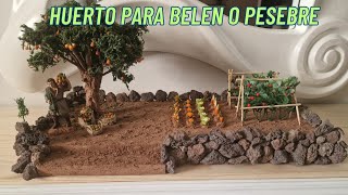 HUERTO PARA EL BELEN  ARBOL DE NARANJAS 🍊 belenismo pesebre huertobelen arboldenaranjas [upl. by Hjerpe]