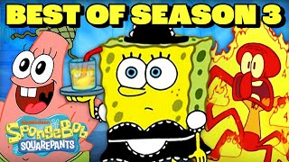 BEST of SpongeBob Season 3  60 Minute Compilation  SpongeBob [upl. by Eulaliah]