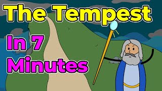 Shakespeare in Seven Minutes The Tempest Summary thetempest shakespeare [upl. by Dnesnwot727]