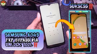 FRP BYPASS SAMSUNG A04S VIA UNLOCK TOOL ONE CLICK ‼️ [upl. by Karia457]