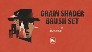 Grain Shader Brushes for Procreate Photoshop amp Affinity [upl. by Masera]