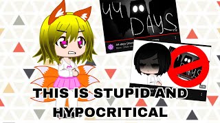 The 44 days meme drama is stupid  gacha rant  gacha club [upl. by Martinelli]