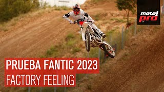 Prueba gama Fantic 2023 enduro y motocross ¡Factory feeling [upl. by Harbird]