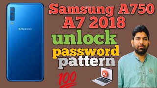 how to remove password Samsung A750  Samsung A750 hard reset [upl. by Rutter]