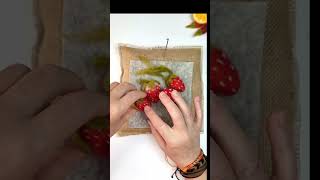 Needle Felting For Beginners  Easy Summer Crafts needlefelting felting diycrafts [upl. by Nyrhtak]