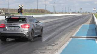 Mercedes GLA 45 AMG vs Dodge Charger SRT8 [upl. by Miarzim]