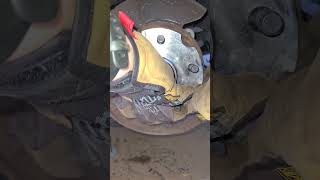 2010 Toyota RAV4 FWD rear wheel bearing replacement diycarrepair toyotarav4 wheelbearing diy [upl. by Ahsaela]