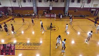 Haddonfield Vs Moorestown  Holy Cross Prep Basketball [upl. by Jacobah]