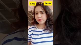 Less vs FewerWhat is the meaning of fewer in hindiLess का क्या मतलब हैस्पोकन इंग्लिशvocabulary [upl. by Ientirb]