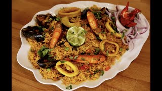 Como hacer arroz con mariscos peruanoRAPIDO Y FACIL [upl. by Gabbi]