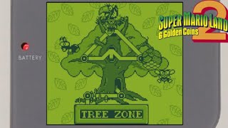 Super Mario Land 2 6 Golden Coins  Tree Zone [upl. by Loree]