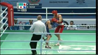 Light Fly 49kg Final  Zhakypov KAZ vs Inoue JPN  2012 AIBA Asian Olympic Qualifying Event [upl. by Henricks342]