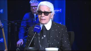 Karl Lagerfeld  il comprend la réaction de Valérie Trierweiler [upl. by Everson]