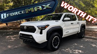 2024 TACOMA iForce MAX REVIEW Why this hybrid isnt made for gas mileage [upl. by Legin377]