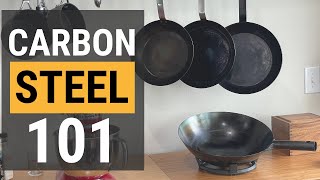 Carbon Steel Pan Guide Seasoning Cleaning Maintenance Cooking Techniques [upl. by Witcher]