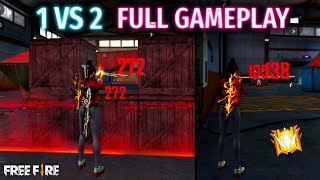 LONE WOLF MODE  1 VS 2 Pro  Full Gameplay Garena Free Fire [upl. by Keese]