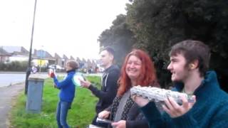 Samba band at the Stroud half marathon 2014 [upl. by Leiba]